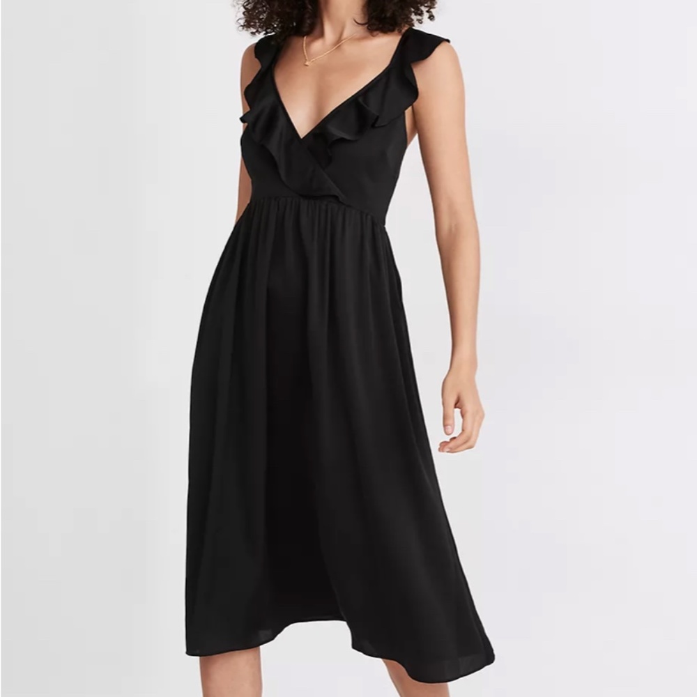 *NWT* Madewell Ruffle Midi Dress
